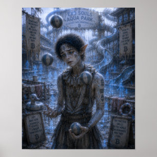 Traurigkeit / Jongleur / Wasserpark Poster