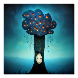 Traurigkeitsbaum Poster