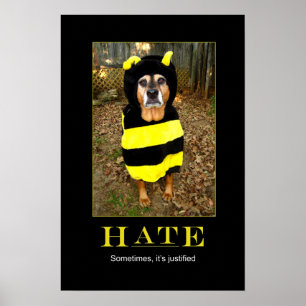 Traurigste Bienen-motivierend Plakat