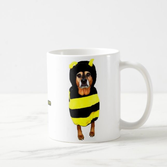 Traurigste Bienenkaffee-Tasse (ohne Hintergrund) Kaffeetasse (Rechts)