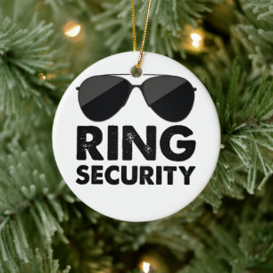Trauring Sicherheit Hochzeit Ring Keramik Ornament