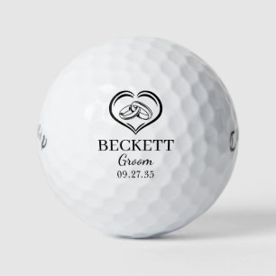 Trauringe Bräutigam Golfball