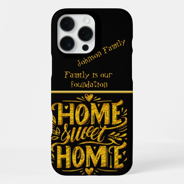 Trautes Heim iPhone 16 Pro Max Hülle (Rückseite)