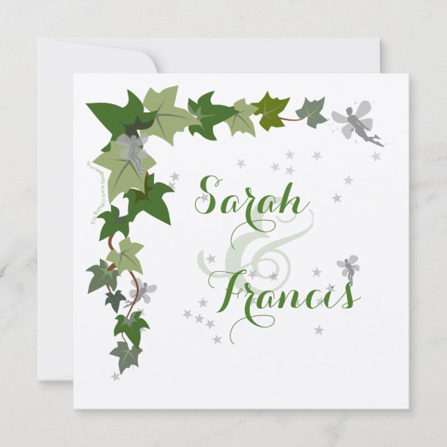 Trauung Efeu und Kraftfee (Vorderseite)