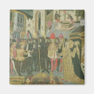 Trauung gemalt auf cassone Platte, Floren Magnet