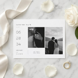 Trauungskarten zum Signature Moments Hochzeit-Spar Save The Date