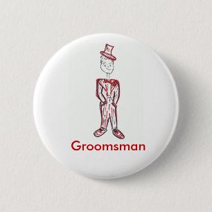 Trauzeuge Bachelor Party Button
