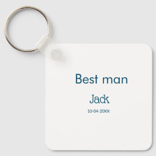 Trauzeuge bester Mann Name Text Junggesellenabschi Schlüsselanhänger