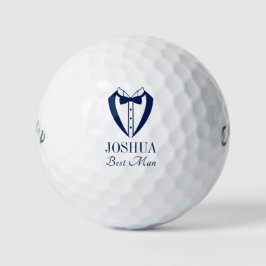 Trauzeuge Blaues Smoking mit Fliege Golfball