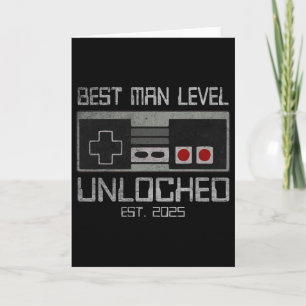 Trauzeuge Chelor Party 2025 Gamer Husnd Hochzeit F Karte