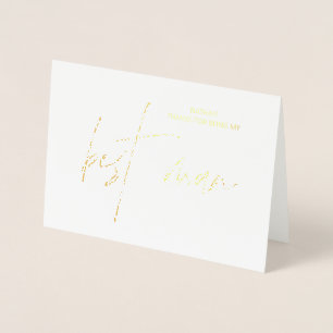 Trauzeuge Danke, dass Ihr Card Brautparty Geschenk Folienkarte