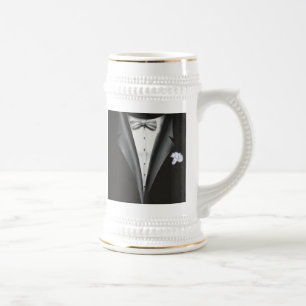 Trauzeuge Danke, Geschenk - Tuxedo Vorlage Bierglas