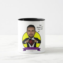 Trauzeuge/Deadpool-Karikatur Tasse
