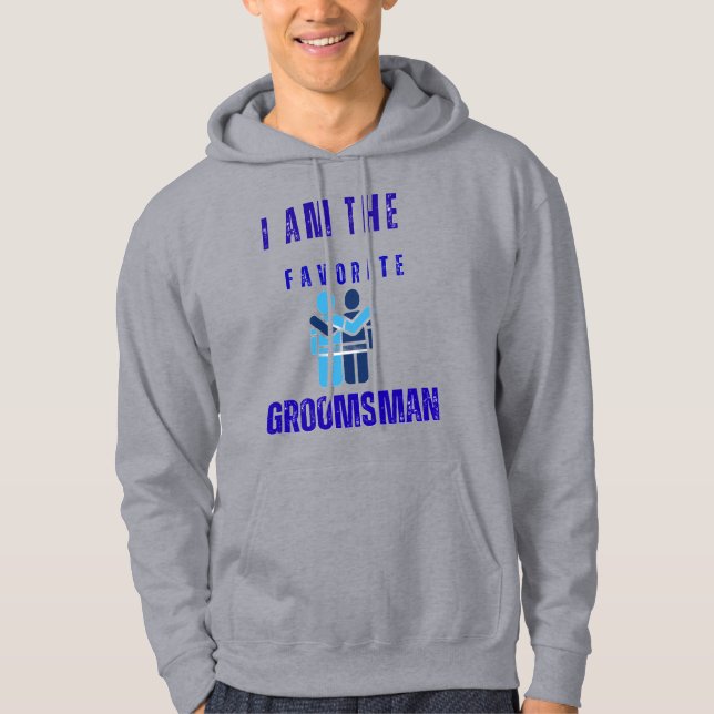 Trauzeuge des Bräutigams Hoodie (Vorderseite)