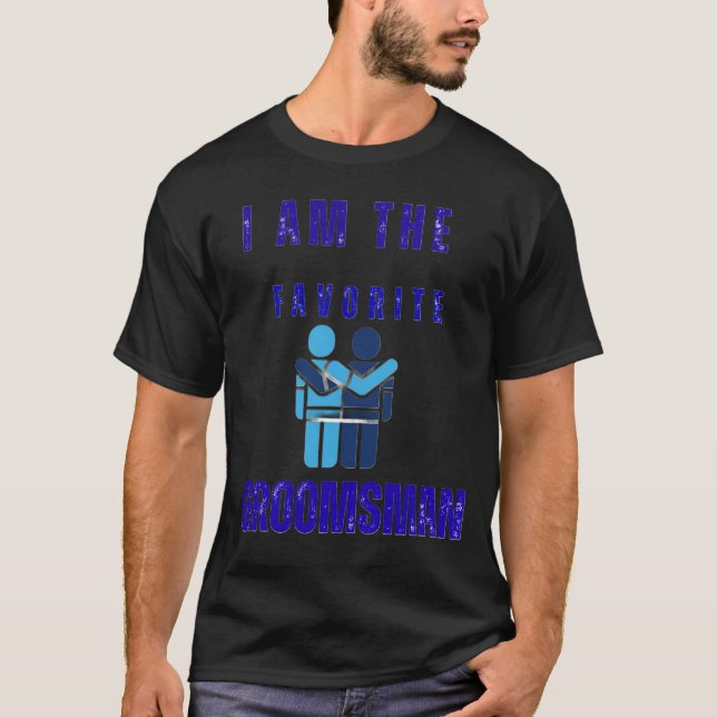 Trauzeuge des Bräutigams T-Shirt (Vorderseite)