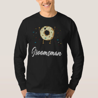 Trauzeuge Donut Hochzeit Brautparty Junggesellenab T-Shirt