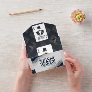 Trauzeuge Draft Sammelkarte, Trauzeugen Antrag All In One Einladung