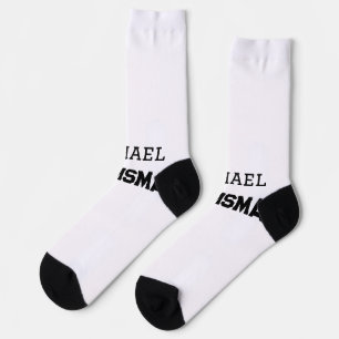 Trauzeuge einfache minimale hinzufügen Name modern Socken