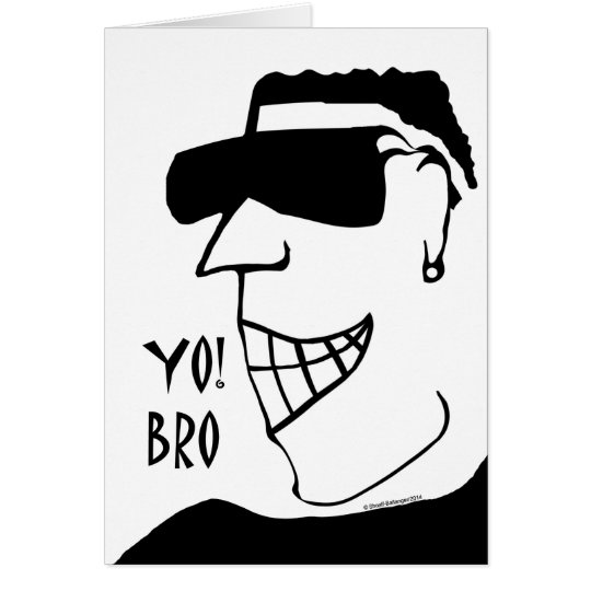 Trauzeuge-Einladung, Yo! Bro sind Sie erforderlich Karte