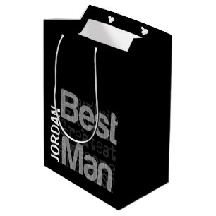 Trauzeuge Extraordinaire CUSTOM Mittlere Geschenktüte