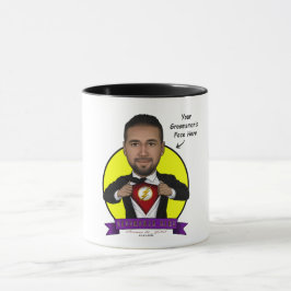 Trauzeuge/Flash-Karikatur Tasse
