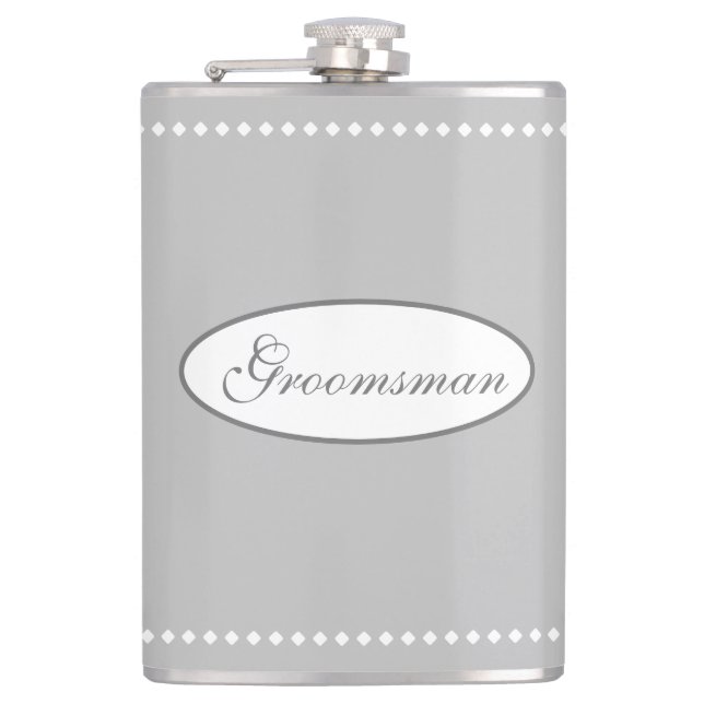 Trauzeuge Flask Flachmann (Vorderseite)