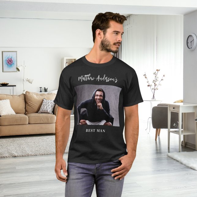 TRAUZEUGE Foto Bachelor Party T-Shirt (Von Creator hochgeladen)
