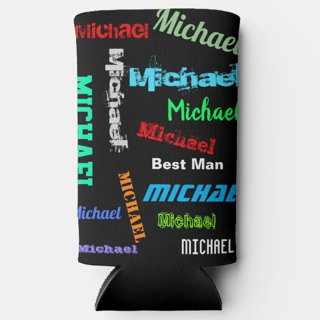 Trauzeuge für wiederholten Namen oder anderer benu Dosenkühler (Vorderseite)