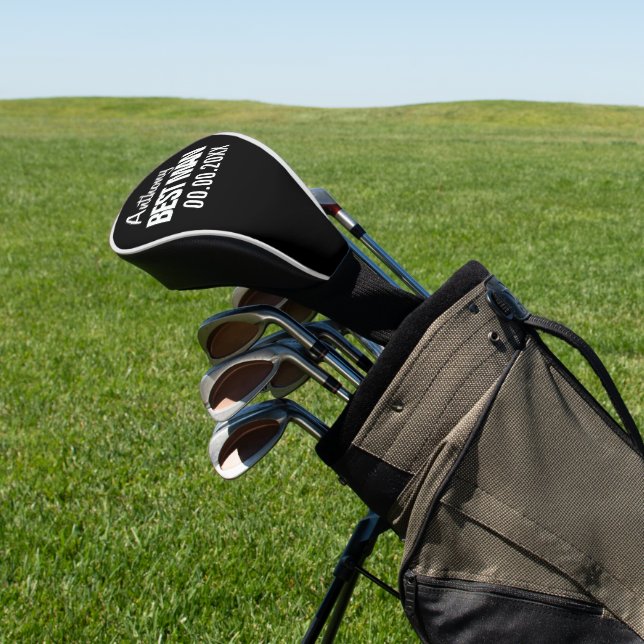 Trauzeuge Gastgeschenk Hochzeit Golfspieler Kopfbe Golf Headcover (In SItu)