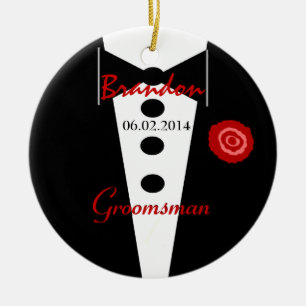 Trauzeuge-Gastgeschenk Hochzeits-individueller Keramikornament