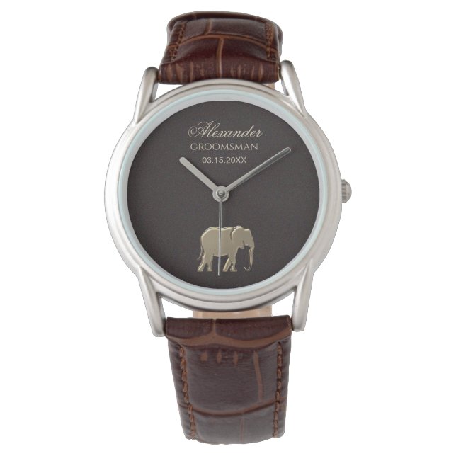 Trauzeuge-Geschenk Armbanduhr (Vorderseite)