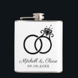 Trauzeuge-Geschenk-Flaschen-personalisiertes Flachmann<br><div class="desc">Trauzeuge-Geschenk-Flaschen-personalisiertes Geschenk</div>
