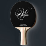 Trauzeuge Geschenk Modernes Monogramm Cooler Skrip Tischtennis Schläger<br><div class="desc">Hochzeitsfeier Gift Trauzeugen Trauzeuge Geschenk Moderne Monogramm Coolen Skriptnamen Ping Pong Paddle, die das Bierpong-Tisch in diesem Laden aufgeführt. Klicken Sie auf diese Vorlage personalisieren, um sie mit dem Monogramm Initial, dem Vornamen und dem Hochzeitdatum schnell und einfach anzupassen. Trauzeuge Gift Modern Monogram Cool Script Name Ping Pong Paddle, ist...</div>