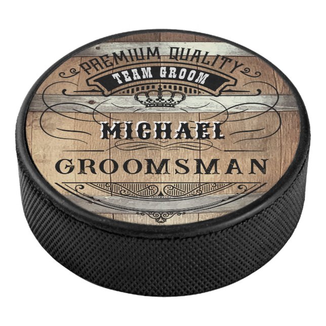 Trauzeuge Geschenke Eishockey Puck (3/4)