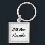 Trauzeuge Geschenke Individuelle Name Geschenke Ho Schlüsselanhänger<br><div class="desc">Schöne Kalligraphie,  Schlüsselanhänger aus schwarz-weißem Trauzeuge. Ideal für Gastgeschenke Hochzeiten.</div>
