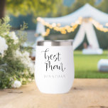 Trauzeuge-Geschenkname Schwarzes Skript<br><div class="desc">Trauzeuge Geschenk Name Schwarzes Skript. Ihr Trauzeuge wird mit diesem stilvollen Geschenk über den Mond kommen,  um ihn an Ihrem Hochzeitstag zu präsentieren! Mit einer eleganten Schrift Typografie,  Trauzeuge und leicht personalisierbaren Namen,  um es zu einem wahrhaft besonderen Geschenk und Sake für ihn zu machen.</div>