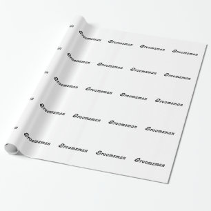Trauzeuge Geschenkpapier