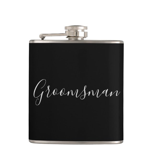 Trauzeuge Gevor Flask Bachelor Party Flachmann (Vorderseite)