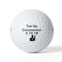 Trauzeuge Golf Ball Einladung