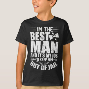 Trauzeuge Hochzeit Brautjungfer Herren Lustig Jung T-Shirt