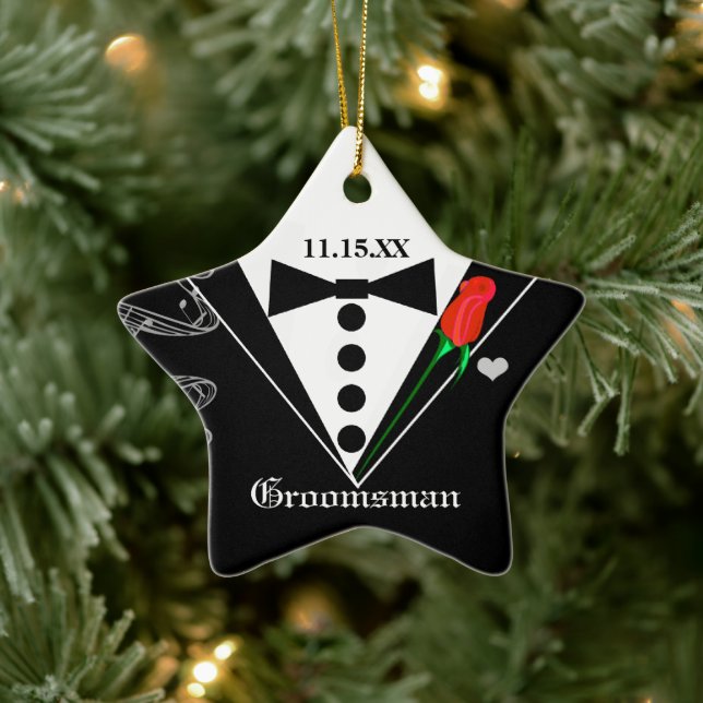 Trauzeuge Hochzeit Weihnachtsschmuck (Baum)