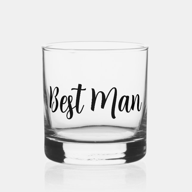 Trauzeuge Hochzeit Whiskyglas (Vorderseite)