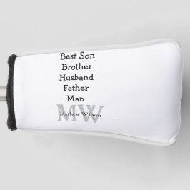 Trauzeuge in Ehemann Papa zitiert Namen hinzufügen Golf Headcover