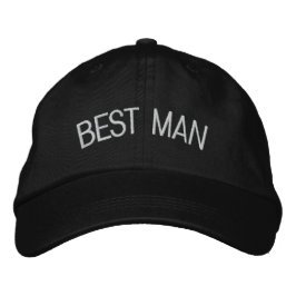 TRAUZEUGE Individuelle Name BLACK A07C7L Bestickte Kappe