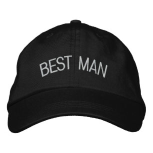 TRAUZEUGE Individuelle Name BLACK A07C7L Bestickte Kappe