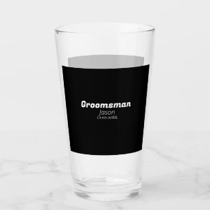 Trauzeuge Junggeselinnen-Abschied hinzufügen Namen Glas