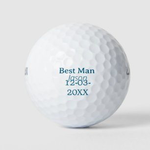 Trauzeuge Junggeselinnen-Abschied hinzufügen Namen Golfball