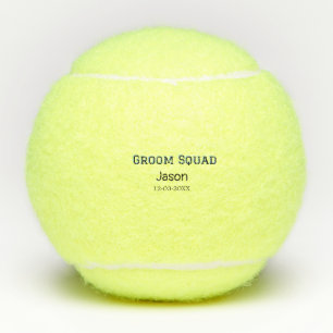 Trauzeuge Junggesellenabschied Name hinzufügen Tennisbälle