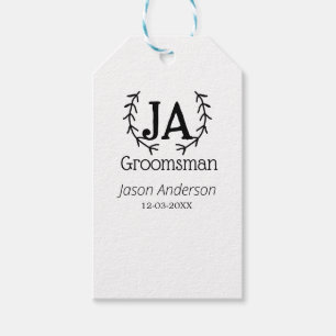 Trauzeuge Junggesellinnenabschied Name modern einf Geschenkanhänger