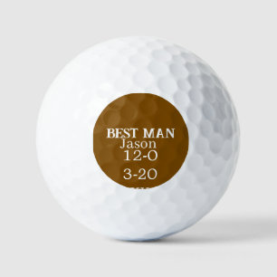 Trauzeuge Junggesellinnenabschied Name modern einf Golfball
